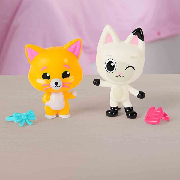 Gabby’s Dollhouse 2’li Figür Paketi Pandy Paws ve Chumsley