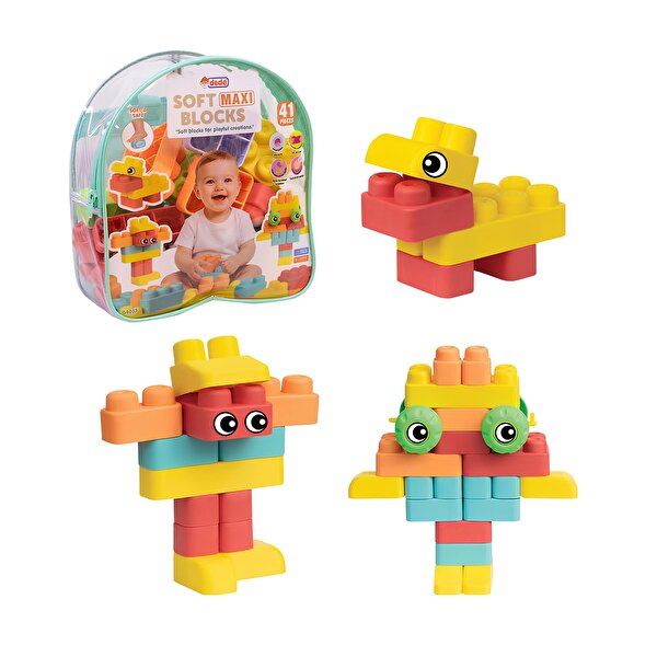 Oyuncak Çantalı Soft Maxi Bloklar 41 Parça