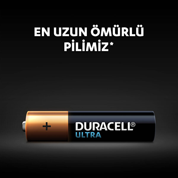 Duracell Ultra AAA 4´lü İnce Kalem Pil