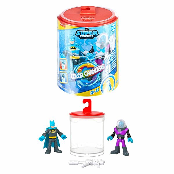 Imaginext DC Super Friends Color Changers Temel Figür Seti HMX59