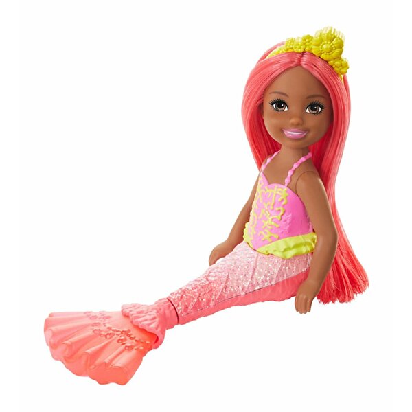Barbie Dreamtopia Chelsea Denizkızı Bebekler Kırmızı GJJ87