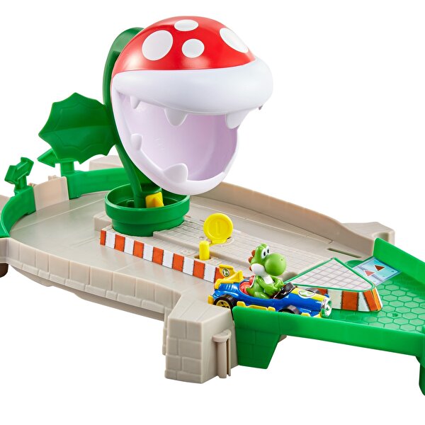 Hot Wheels Mario Kart Çılgın Yaratıklar Oyun Seti Piranha Plant Slide GFY47