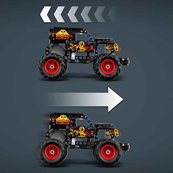 LEGO Technic Monster Jam Grave Digger Ateş ve Buz 42219