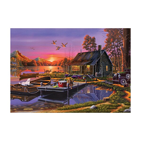 Ks Puzzle 2000 Parça Lakeside Cottage