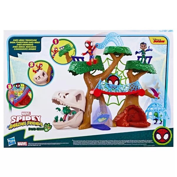 Spidey and His Amazing Friends Marvel Spider-Man Dino Webs Treehouse F9477