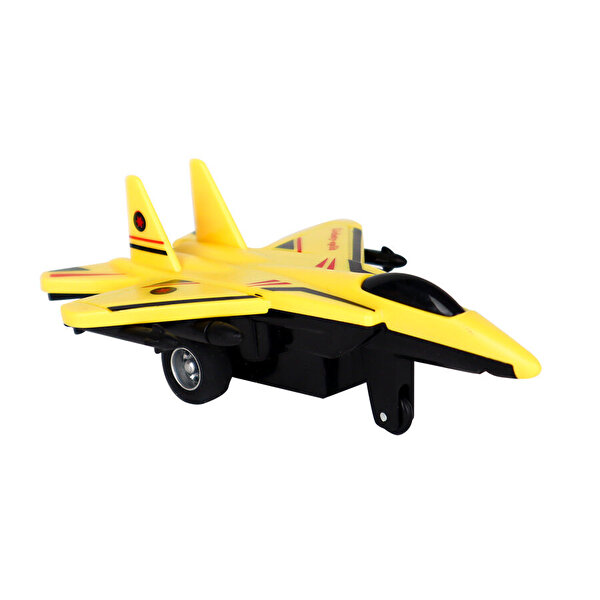 Çek Bırak Savaş Uçakları Sarı 12 Cm