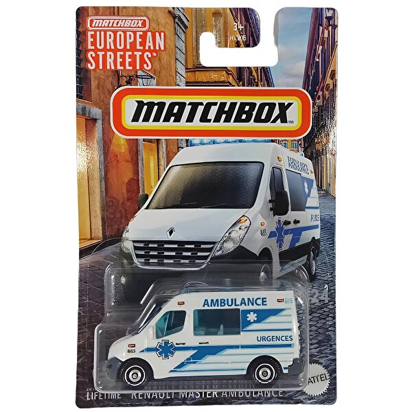 Matchbox European Streets Renault Master Ambulance HVV43
