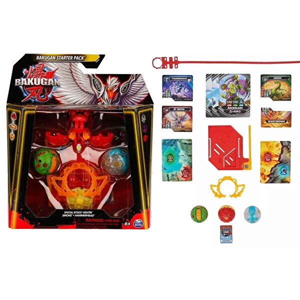 Bakugan Başlangıç Paketi S1 Ventri Smoke Hammerhead