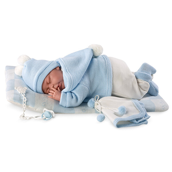 Llorens Mimo Lloron Durmiente Azul Sesli 40 Cm