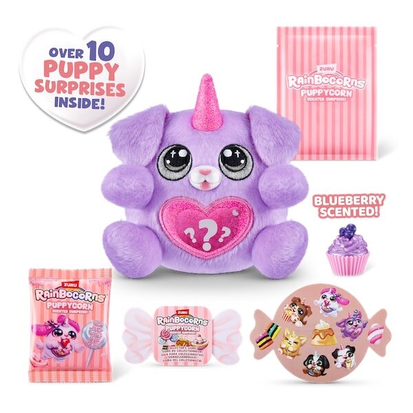 Rainbocorns Puppycorn Kokulu Sürpriz Mor Boynuz