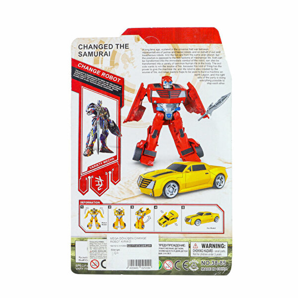 Mega Dönüşen Change Robot Kırmızı