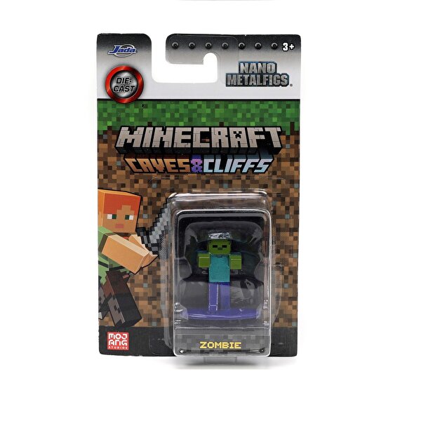Minecraft Nano Tekli Metal Figür Zombie