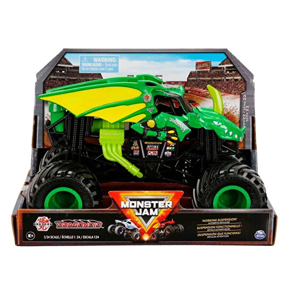 Monster Jam 1:24 Die Cast Kamyon Dragonoid