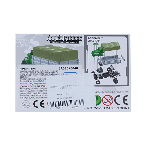 Askeri Araç Maket Seti M35 Military Truck Opel Lightning Truck