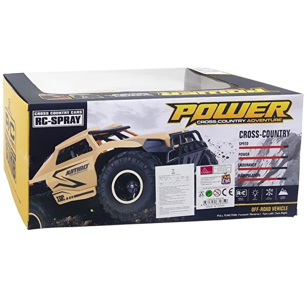 Şarjlı Uzaktan Kumandalı Sarı Jeep