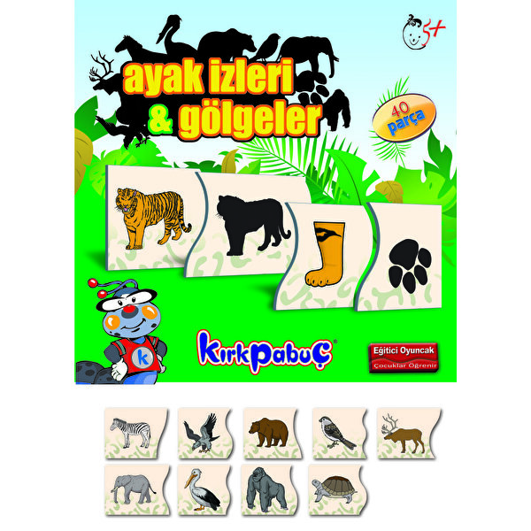 Kırkpabuç Ayak İzleri ve Gölgeler Eşleştirme Oyunu