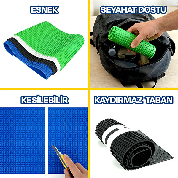 Esnek Blok Zemin Yeşil