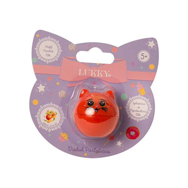 Lukky Simli Şeftali Aromalı Pembe Dudak Balm