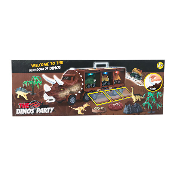 Işık Ve Müzik Dinozor Depolama Arabası Dinos Partisi 6812