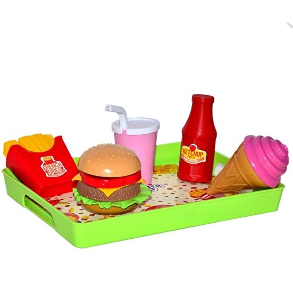 Mr. Chef Hamburger ve Tatlı Tepsisi