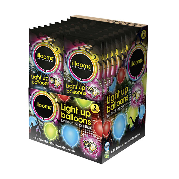 Illooms Işıklı Balon 2´li Paket