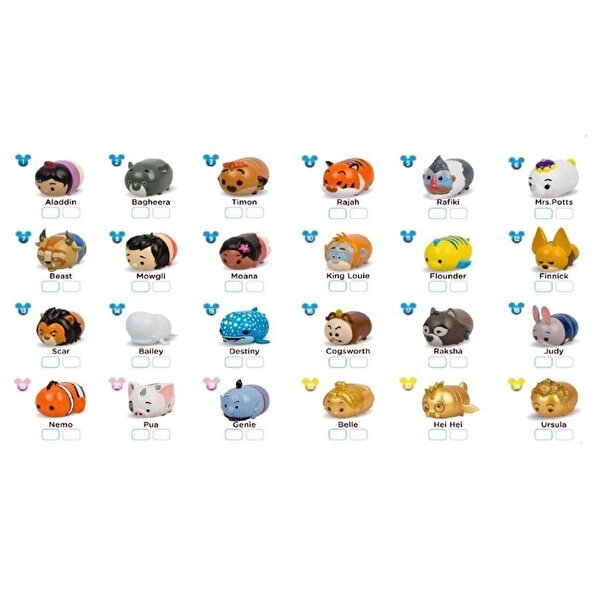 Tsum Tsum Parıltılı Seri 4'lü Paket