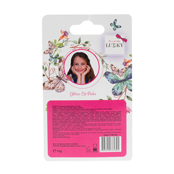 Lukky Si̇mli̇ Pembe Dudak Balm