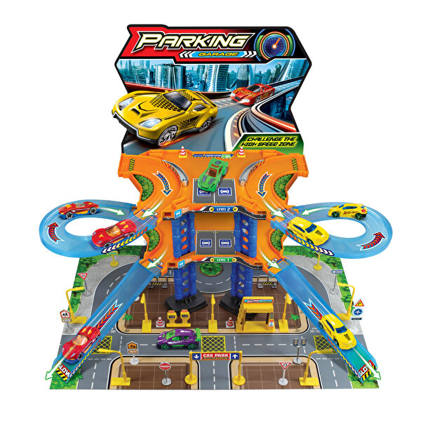 Express Wheels Üç Kademeli Hız Limitli Garaj Seti