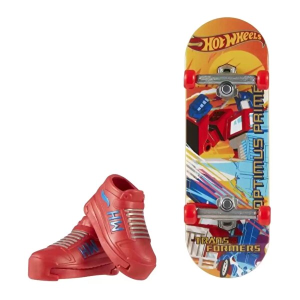 Hot Wheels Skate Parmak Kaykay ve Ayakkabı Paketleri Optimus HVK40