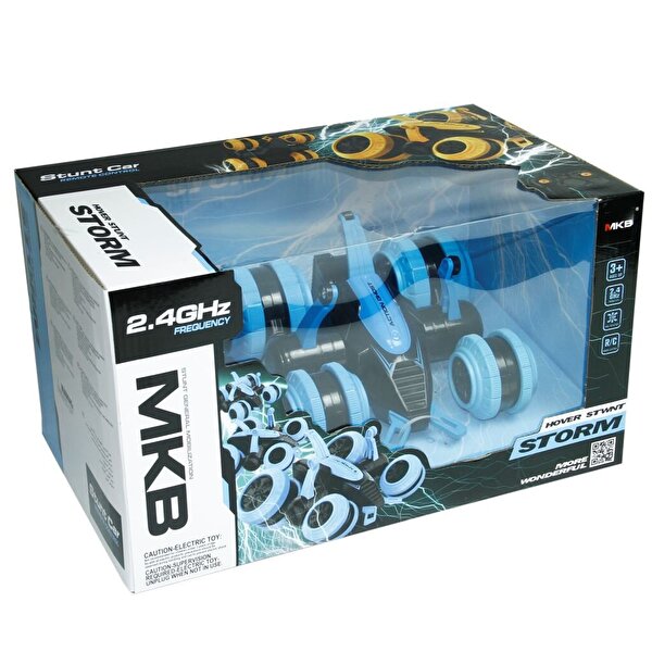 Uzaktan Kumandalı Full Fonksiyon Akrobat Storm Araba Mavi