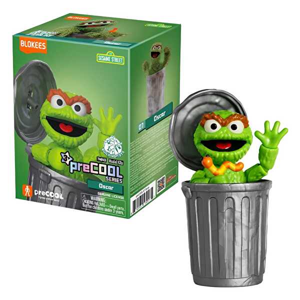 Blokees Sesame Street preCOOL S2 Figür Yapım Seti Oscar