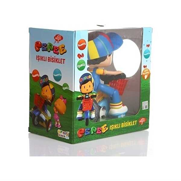 Bisikletli Işıklı Müzikli Pepee