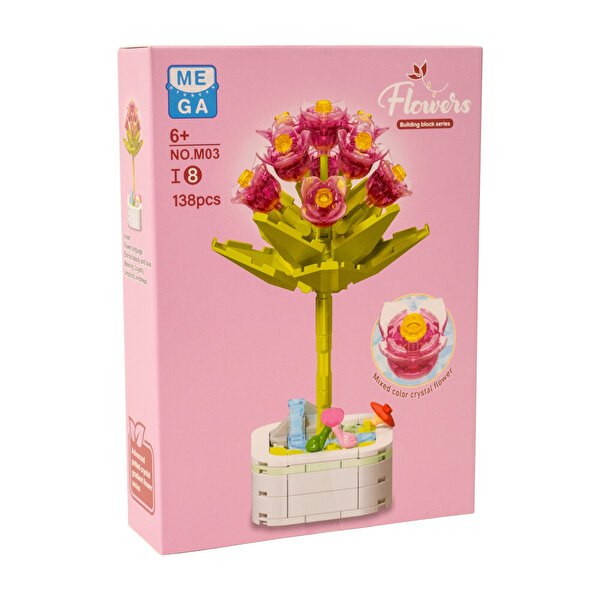 Mega Kri̇stal Çi̇çekler Yapı Blokları Menekşe