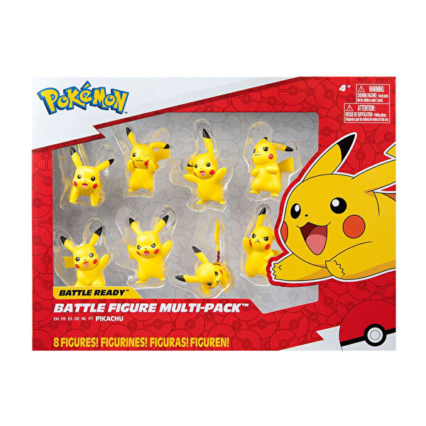 Pokemon Battle 8'li Figür Seti Pikachu Seti