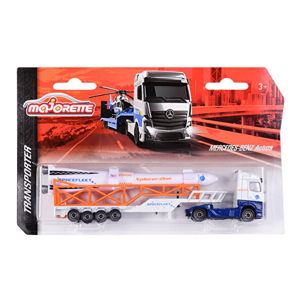 Majorette Transporter Serisi Mercedes Benz Actros Roket Taşıyıcı
