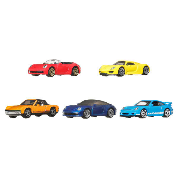 Matchbox Beşli Araba Seti Porsche Heroes JBX28
