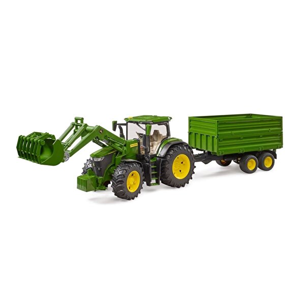 Bruder John Deere 7R 350 Kepçeli Traktör ve Römork