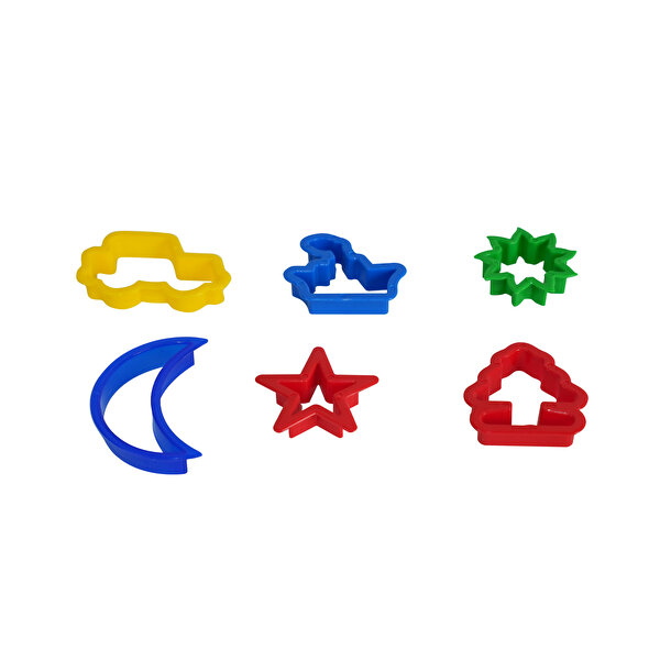 Kovalı 10 Renk Oyun Hamuru 1000 Gr. ve 6 Kalıp