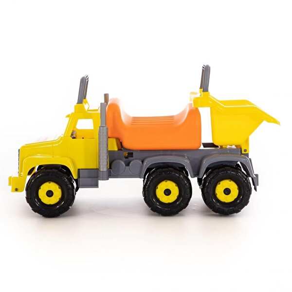 Polesie Süper Dev Turuncu Oturaklı Sarı Kamyon