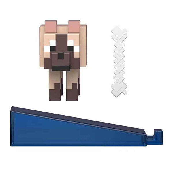 Mi̇necraft Aksesuarlı Fi̇gür Chestnut Wolf JJR90