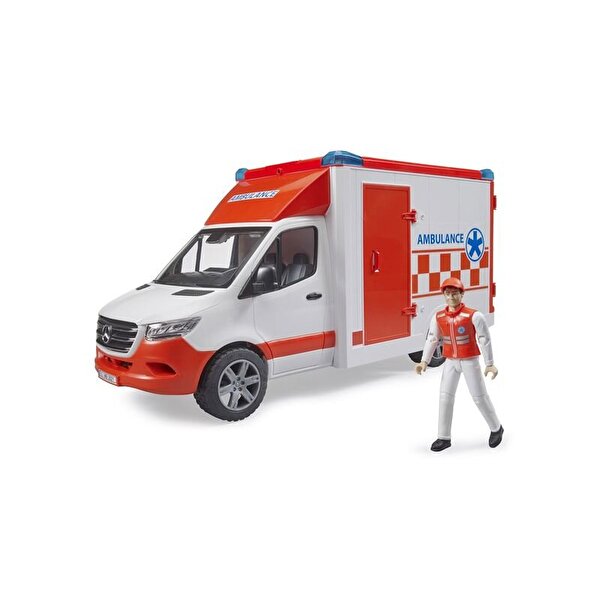 Bruder Mercedes Benz Sprinter Sirenli Ambulans ve Ekibi