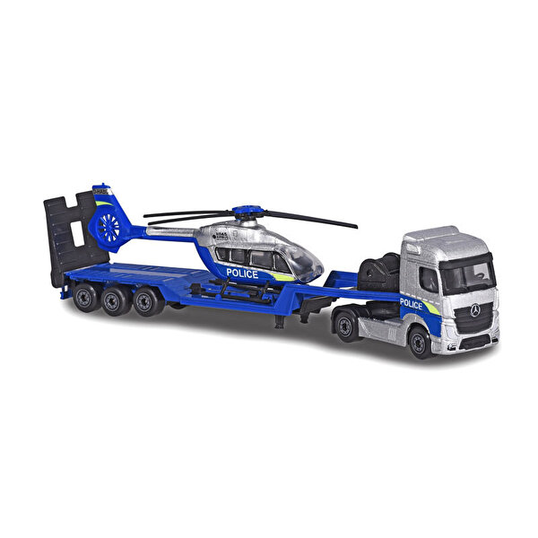 Majorette Transporter Serisi Mercedes Benz Actros Police