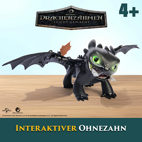Sesli ve Işıklı Ejderhanı Nasıl Eğitirsin İnteraktif Toothless Dişsiz Figür