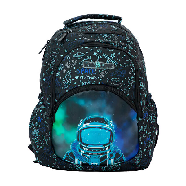 Kaukko Kids Love Astronot Desenli Sırt Çantası L5135
