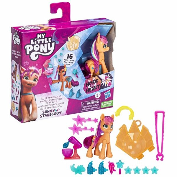 My Little Pony Sevimli İşaret Sihri Figürü Sunny Starscout F5250