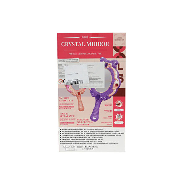 Pembe Renkli Sesli Ayna