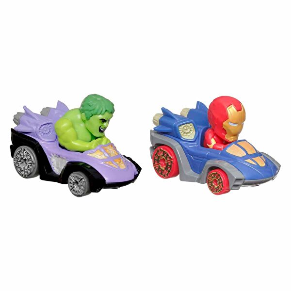 Hot Wheels RaceVerse 2'li Paket Hulk ve İron Man