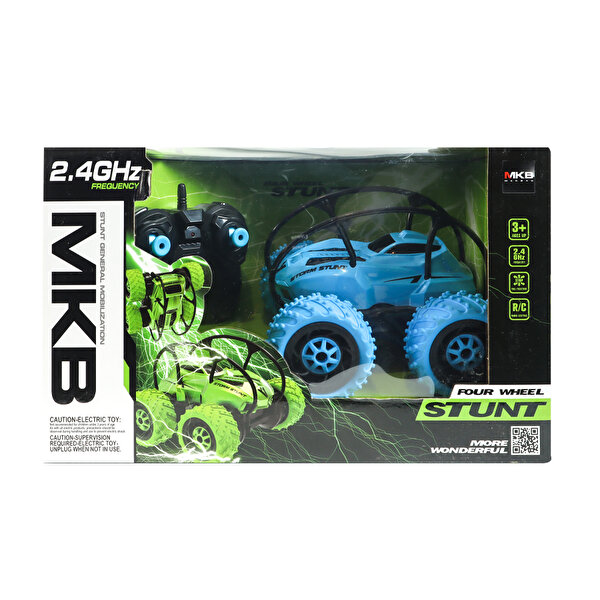 Uzaktan Kumandalı Mavi Taklacı Araba