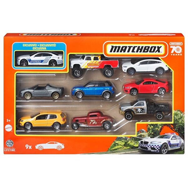 Matchbox Dokuzlu Araba Seti HKX99