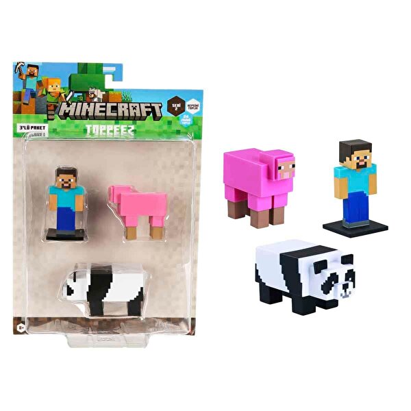 Minecraft 3D Toppeez 3'lü Figür Seti 2